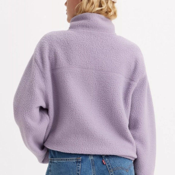 Levi’s Allover Sherpa Zip-up Jacket - Picture 12 of 12